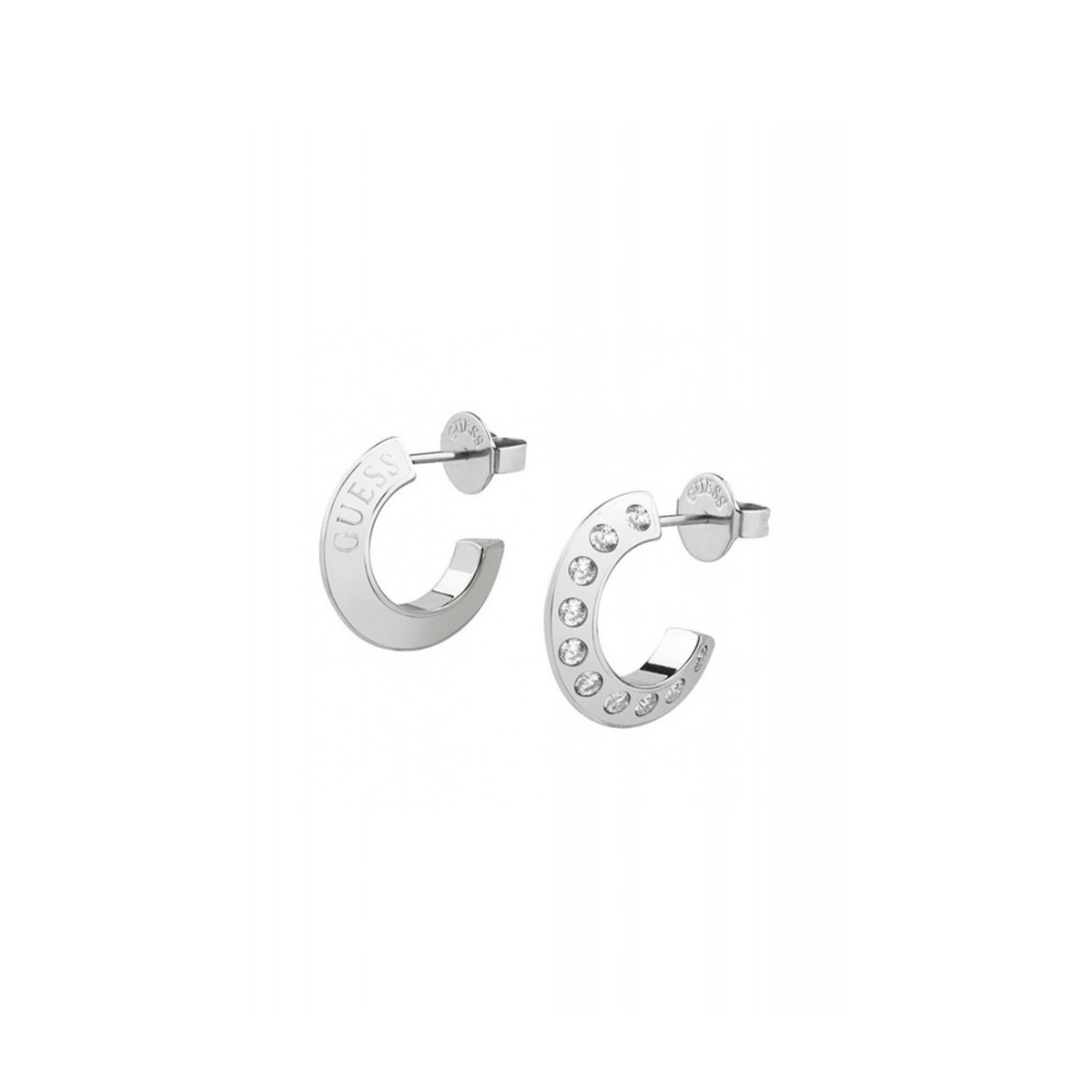 BOUCLES D'OREILLES GUESS FEMME SIMPLE ACIER